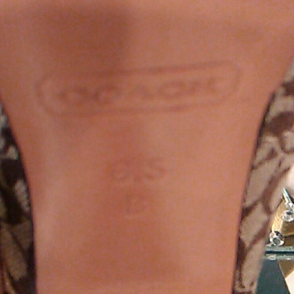 ###SOLD###Coach Signature Pumps - Picture 6 of 6